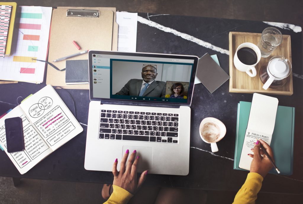 video call conference chatting communication concept